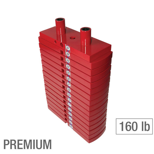 160 lb Premium Selectorized Weight Stack