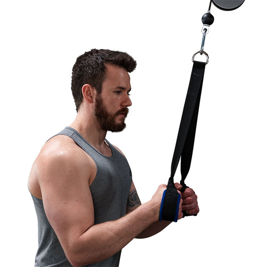 Tricep Pulldown with the Body-Solid Tools Nylon Triceps Strap