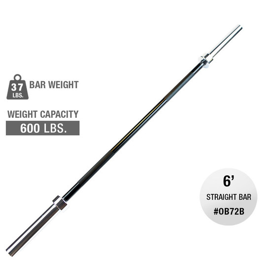 Body-Solid Premium Olympic Bar 1000 lb. Capacity OB86P1000 - Barbells