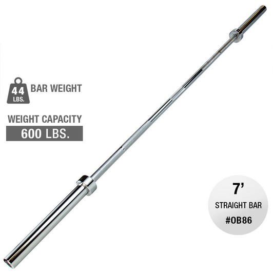 Body-Solid Premium Olympic Bar 1000 lb. Capacity OB86P1000 - Barbells