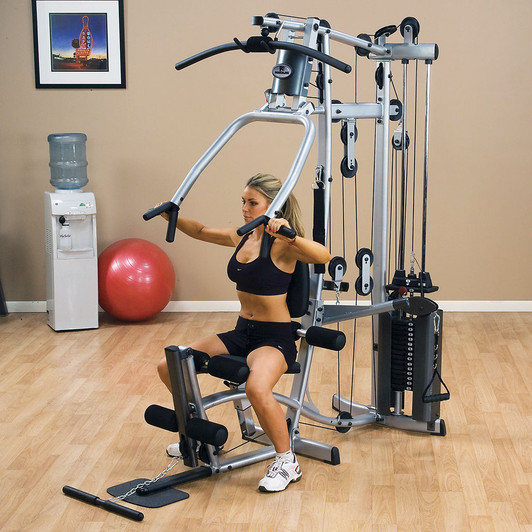 Seated Press on the P2X Home Gym