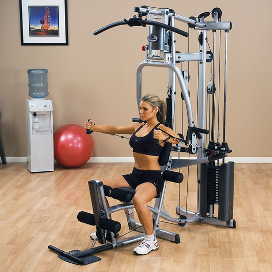 Seated Cable Press on the P2X Home Gym