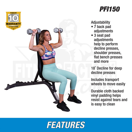 Powerline Flat Incline Bench