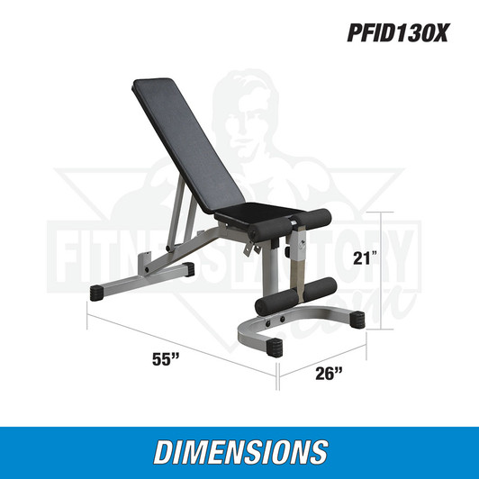 Powerline Adjustable Bench with Leg Hold