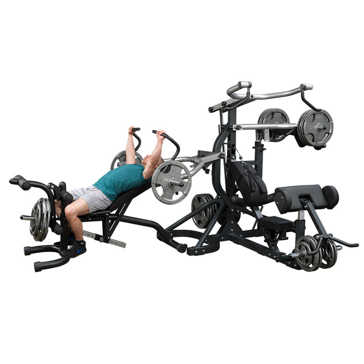 Freeweight Leverage Gym with Bench