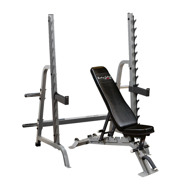 Body-Solid Multi Press Rack Combo with Bench