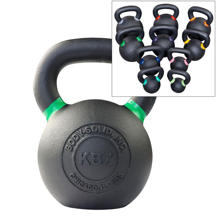 Body Solid Tools Training Kettlebells from 4 to 36 kg. KBX