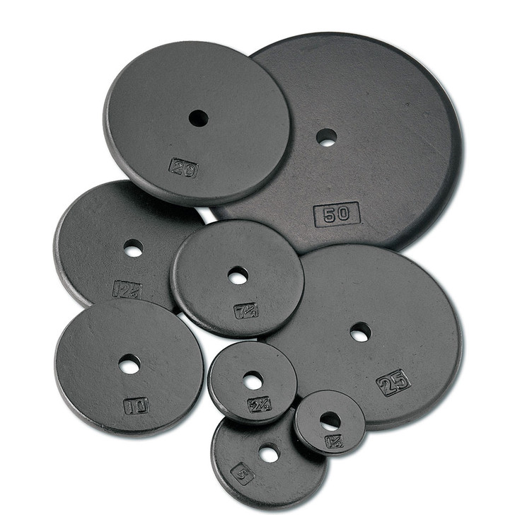 Body-Solid Cast Iron Standard Plates, from 1.25 to 50 lb. RPB