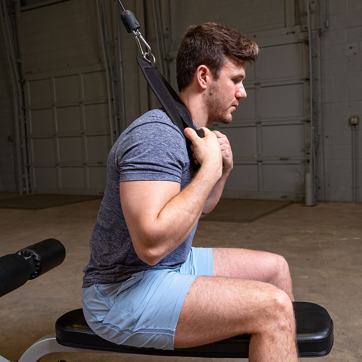 Crunch with the Body-Solid Tools Ab Crunch Harness