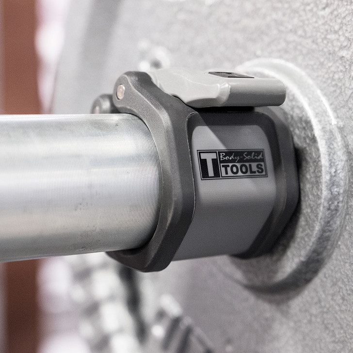 Body-Solid Tools Lock-Jaw Hex Barbell Collars