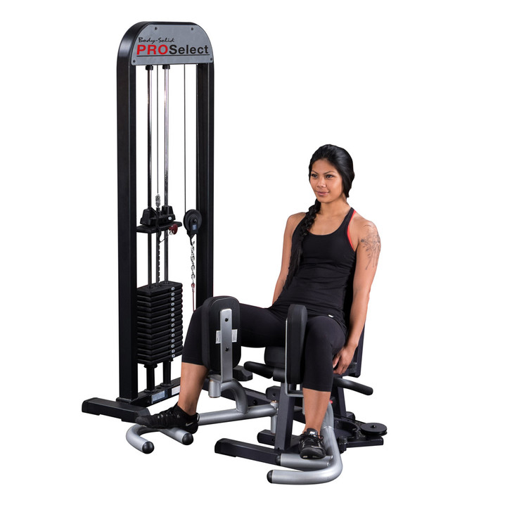 Adductions on the Body-Solid Pro Select GIOT-STK Inner Outer Thigh Machine 210 lb. Stack