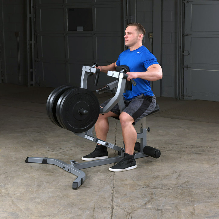 Seated Row on the Body-Solid Seated Row Machine