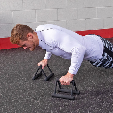 Body-Solid Premium Push-Up Bars, Black