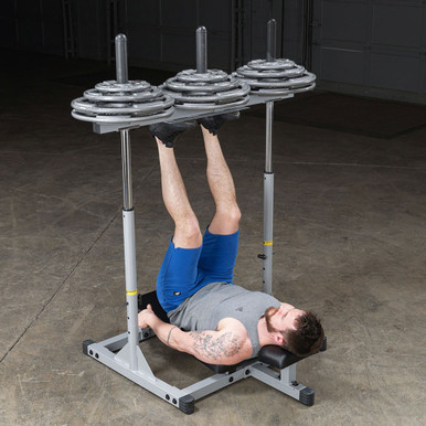 Powerline Vertical Leg Press, Space Saving with Extra Thick Pads