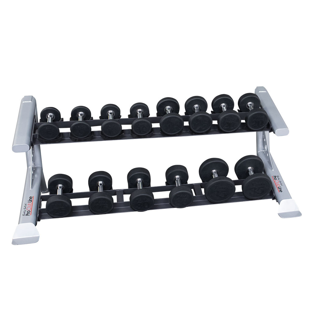 Pro ClubLine Modular Storage Rack with Dumbbell Saddle Tiers