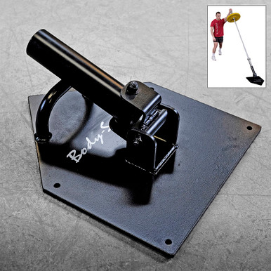 Body-Solid Home Plate T-Bar Row Landmine Base, Black