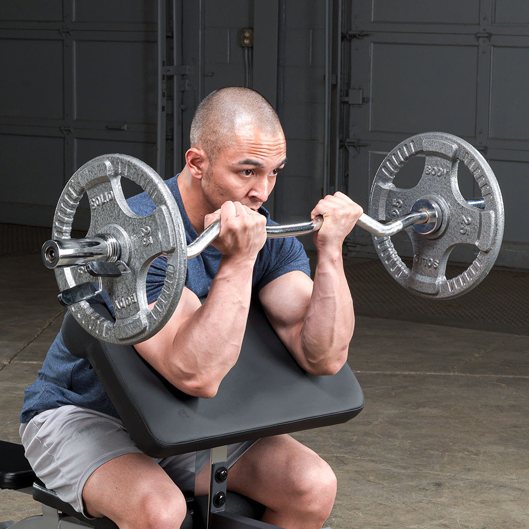 Body-Solid Gray Grip Cast Iron Olympic Plates 2.5, 5, 10, 25, 35, 45 lb. - Picture 4 of 49