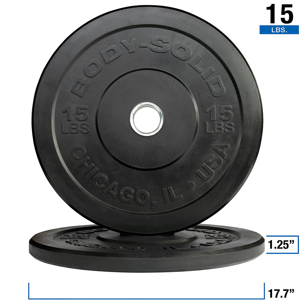 Chicago Extreme Bumper Plates 10, 15, 25, 35, 45 lb.