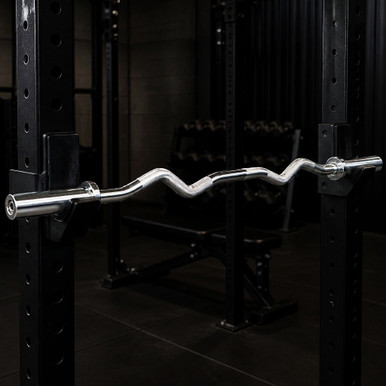 Body-Solid Chrome Olympic EZ Curl Bar