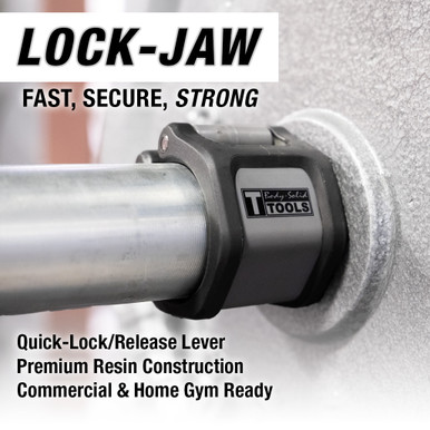 Body-Solid Lock-Jaw Olympic Barbell Collars (Pair)