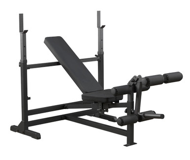 Body-Solid PowerCenter Adjustable Bench with Uprights and Leg Developer