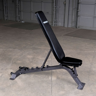 Powerline PFI150 Flat-Incline Bench with Adjustable Back Pad and Seat