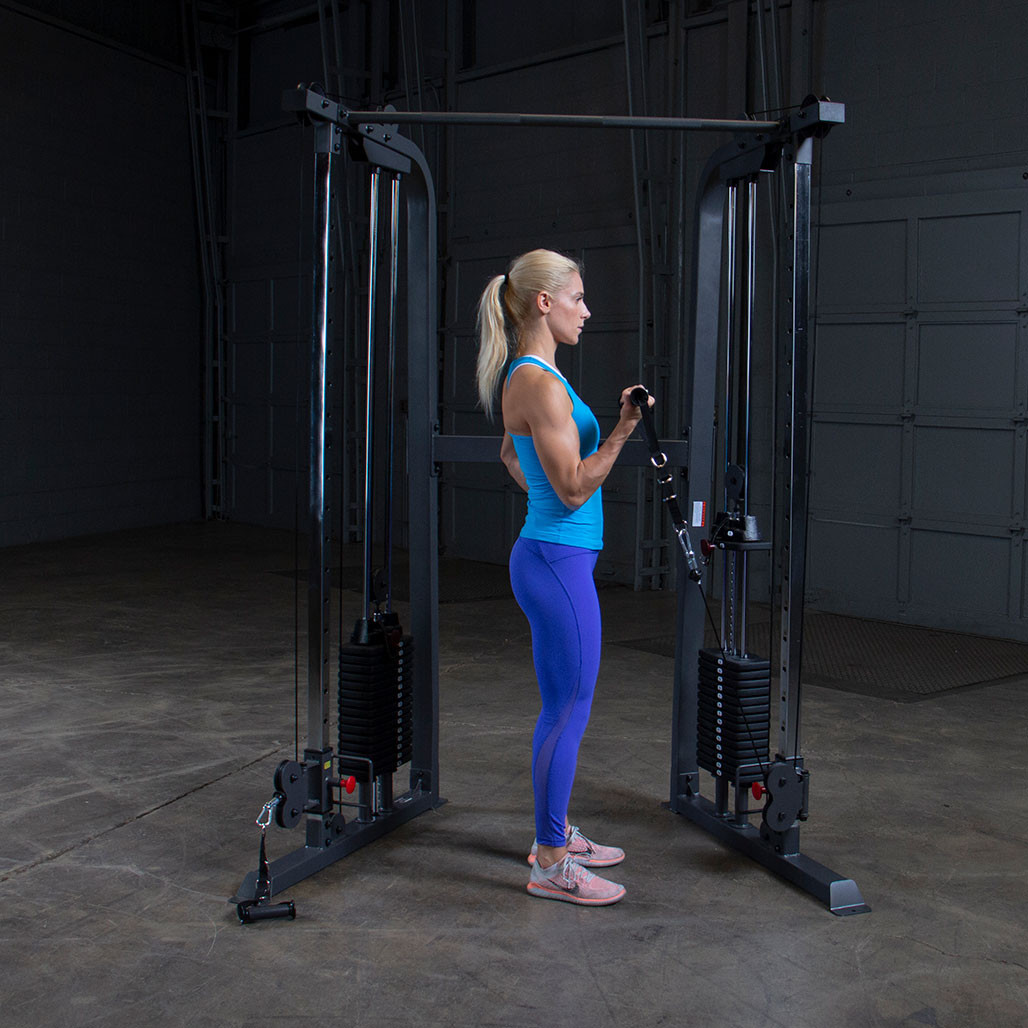 Powerline Dual Stack Functional Trainer with Vertically Adjustable Pulleys