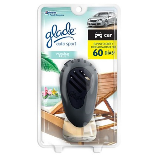 Nuestros autos dicen mucho sobre nosotros. El diseño innovador de Glade® Auto Sport te permite controlar el nivel de intensidad de la fragancia, mientras que su apariencia moderna se lleva perfectamente con el interior de tu auto. Disfruta de su eliminación de olores y aroma hasta por 60 días* y escoge entre los cuatro diseños disponibles de acuerdo a tu estilo.