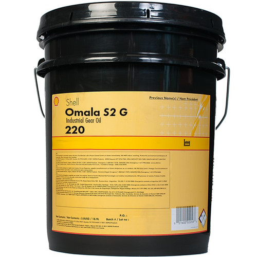 Shell Omala S2 G (antes Shell Omala Oils) es un aceite de extrema presión y de alta calidad diseñado para la lubricación de engranajes industriales de servicio pesado. Con gran capacidad de carga y caraterísticas antifricción se combinan para ofrecer un rendimiento superior en engranajes.
