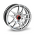 18 Inch x 4 Flux Frashokereti Silver Red Alloy Wheel