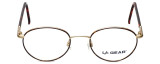 Front View of Gotham Style Reading Glasses G229 in Black with Blue Light Filter + A/R Lenses