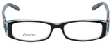 Calabria 840 Dazzles Crystals Eyeglasses in Blue w/ Blue Light Filter + A/R Lenses