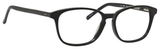 Front View of Ernest Hemingway H4698 Unisex Blue Light Blocking Filter+A/R Lenses Black 52 mm