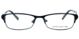 Front View of Converse Designer Blue Light Blocking Reading Glasses Let Me Try in Brown 47mm N