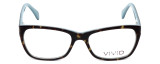 Front View of Converse Designer Blue Light Blocking Reading Glasses Tell-Me-Brown Brown 50mm N