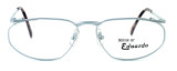 Front View of Calabria Viv Progressive Lens Blue Light Reading Glasses 822 in Demi-Brown 49mm