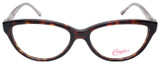 Front View of Wiley-X Contour Progressive Blue Light Glasses Gloss-Black-Brown-Stripe WSCON05