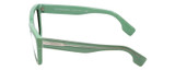 Side View of Burberry BE4277 Designer Reading Eye Glasses in Green Ladies Classic Full Rim Acetate 54 mm