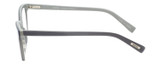 Side View of Eyebobs Sweetie Designer Reading Eye Glasses in Silver Grey Ladies Cateye Full Rim Acetate 54 mm