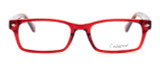 Front View of Enhance Optical Designer Blue Light Blocking Glasses 3928 Burgundy Ladies 45mm
