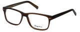 Profile View of Esquire Designer Blue Light Blocking EyeGlasses EQ1513 in Brier 54mm Unisex 54mm