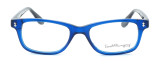 Front View of Ernest Hemingway Designer Blue Light Blocking Glasses H4617 in Black-Blue 52mm