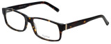 Profile View of Big&Tall Designer Blue Light Blocking Glasses 3 in Dark Tortoise Acetate 60mm
