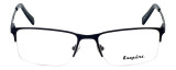 Front View of Esquire Designer Progressive Lens Blue Light Glasses EQ1515 Navy 55mm Rectangle