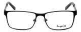 Front View of Esquire Designer Progressive Lens Blue Light Glasses EQ8650 in Black 57mm Square