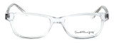 Front View of Ernest Hemingway Designer Progressive Blue Light Glasses H4617 Small Crystal 48mm