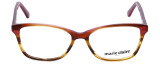 Front View of Marie Claire Ladies Progressive Blue Light Glasses MC6232-PBR Purple Brown 53mm