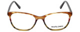 Front View of Marie Claire Progressive Blue Light Glasses MC6246-APS Apple Stripe Square 53mm