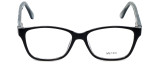 Front View of Metro Designer Progressive Lens Blue Light Glasses Metro-23-Black in Black 47mm