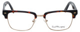 Front View of Ernest Hemingway Designer Progressive Blue Light Glasses 4828 Gold Tortoise 53mm